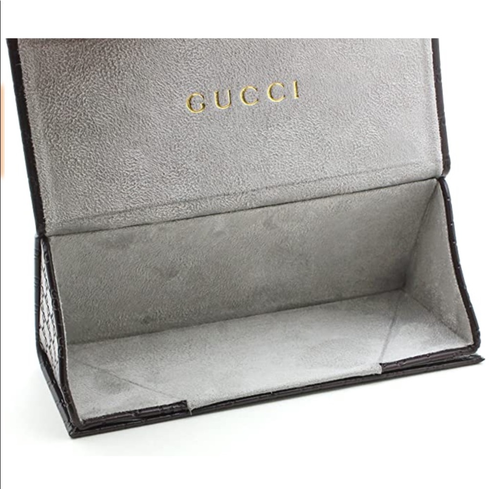 Gucci eye-ware Tri-folding case w/ cleaning cloth - Picture 2 of 9